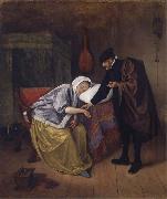 Jan Steen The Sick woman oil painting reproduction